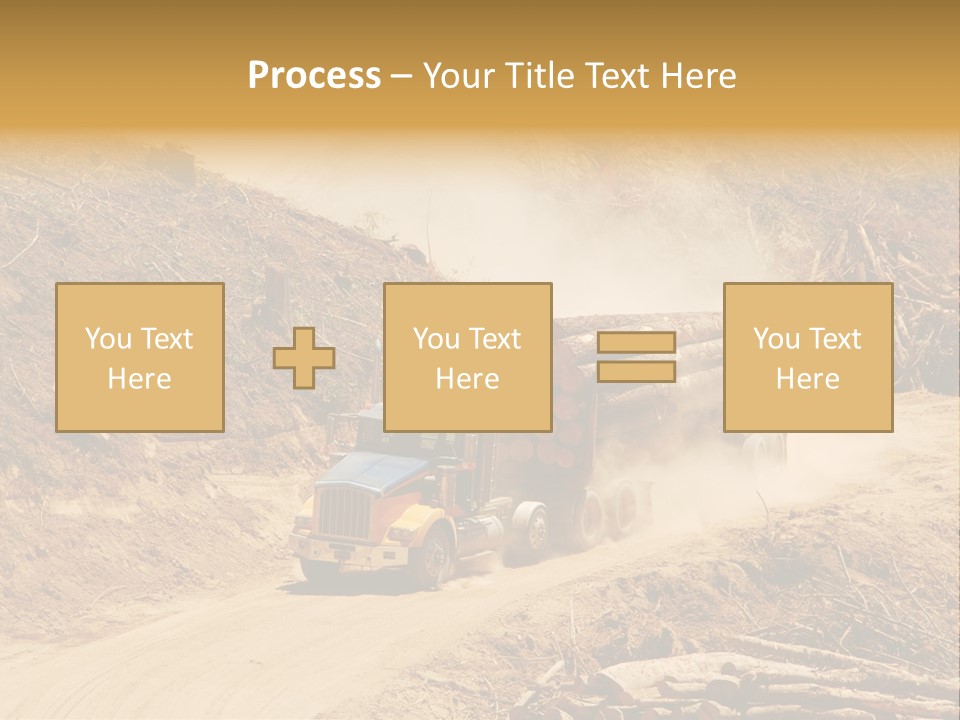Vehicle Lorry Machine PowerPoint Template