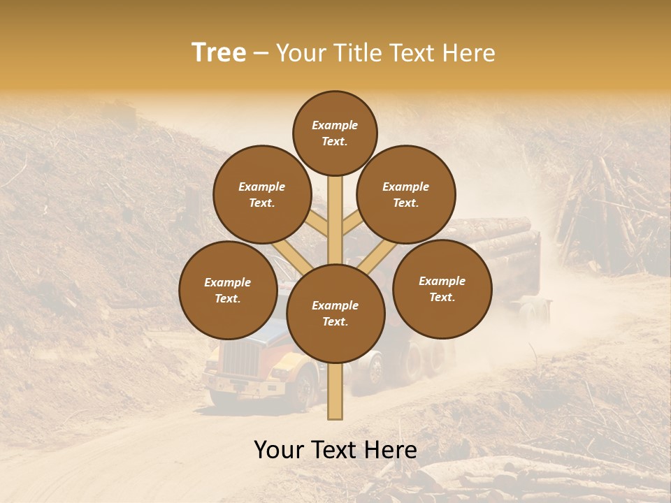 Vehicle Lorry Machine PowerPoint Template