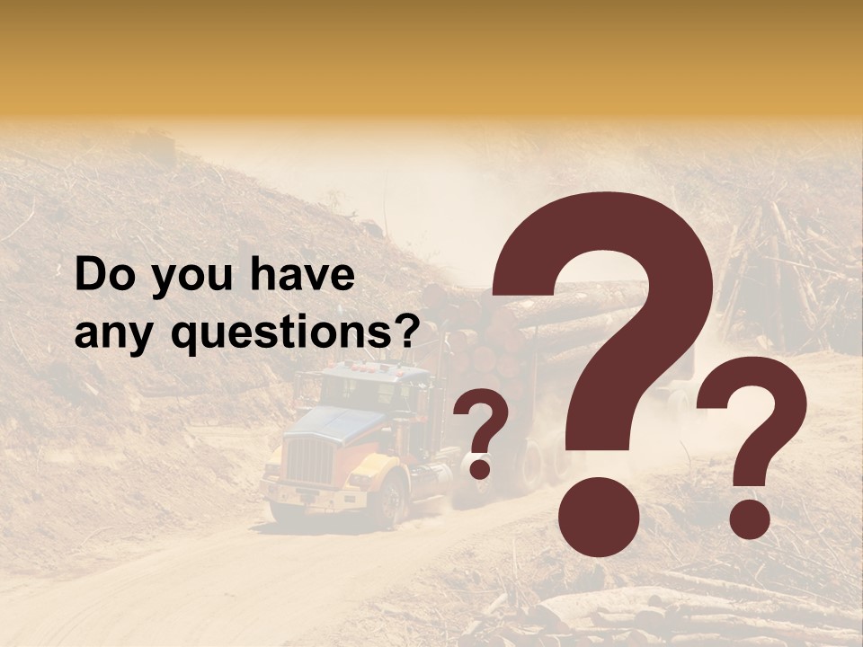 Vehicle Lorry Machine PowerPoint Template