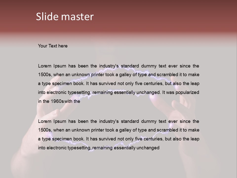 Scientist Effort Arc PowerPoint Template