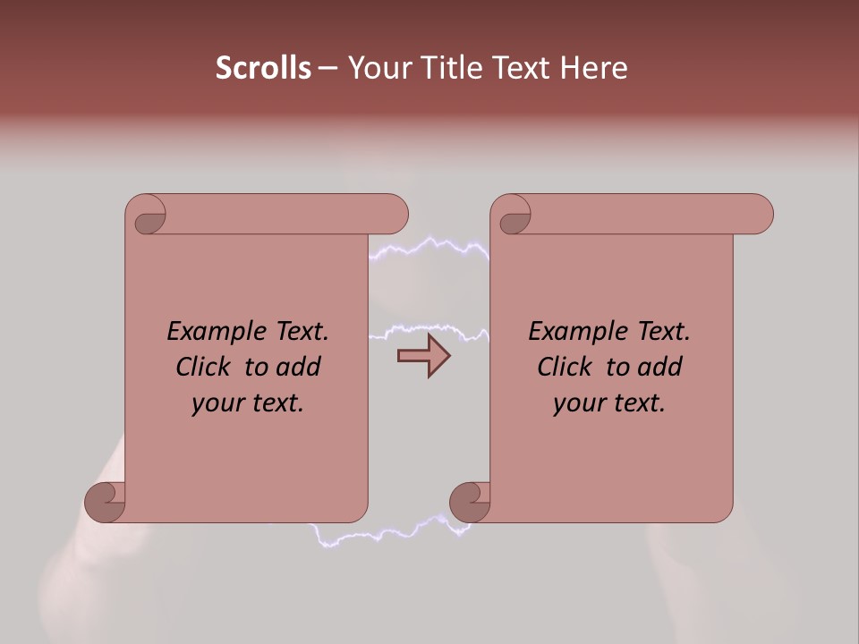 Scientist Effort Arc PowerPoint Template