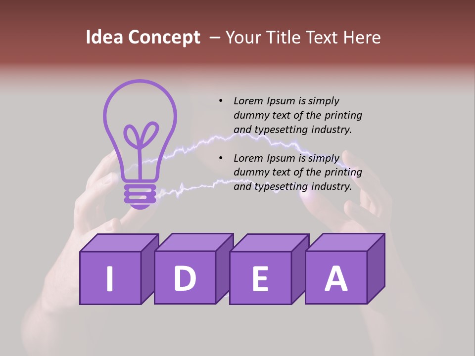 Scientist Effort Arc PowerPoint Template
