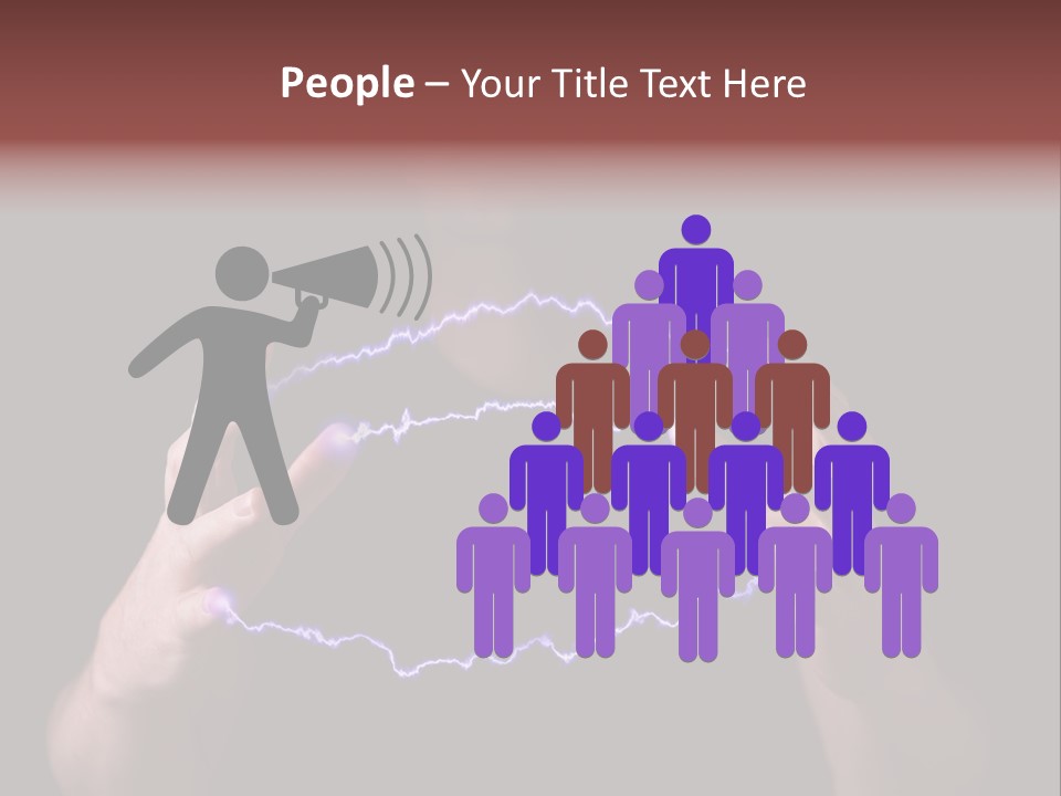 Scientist Effort Arc PowerPoint Template