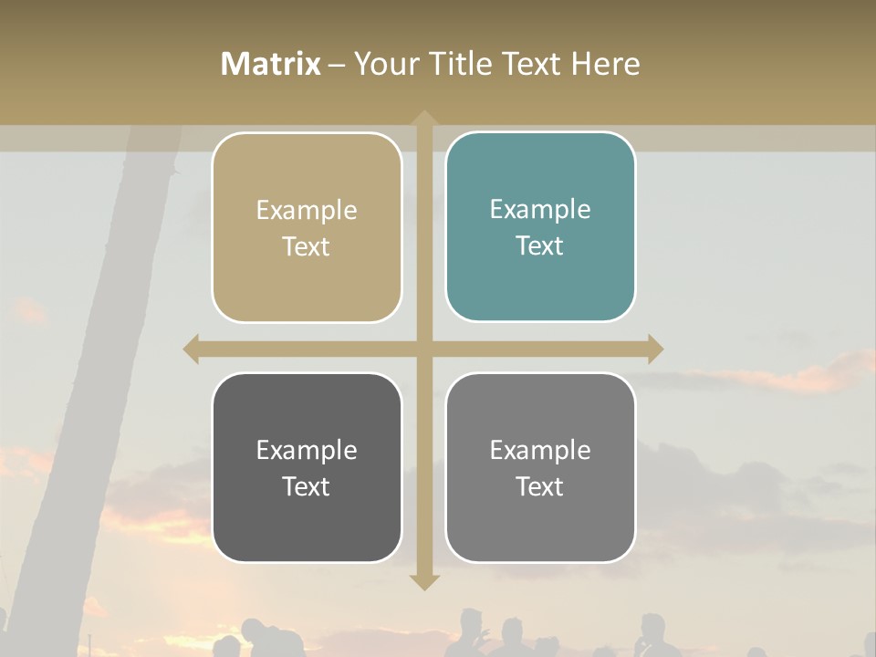 Women Tropical Men PowerPoint Template