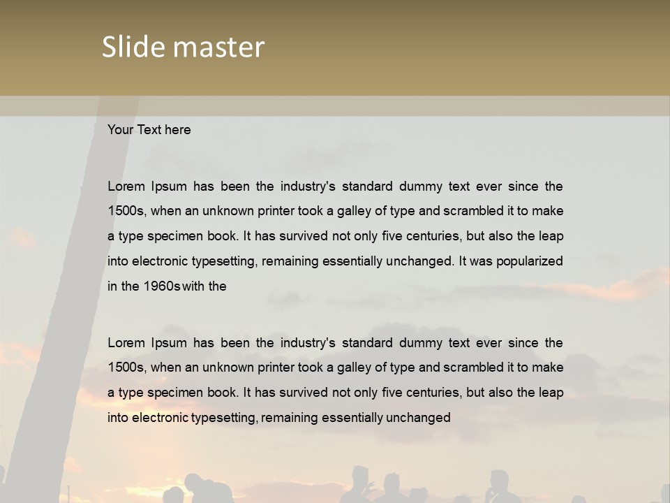 Women Tropical Men PowerPoint Template