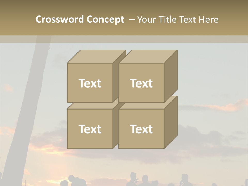 Women Tropical Men PowerPoint Template