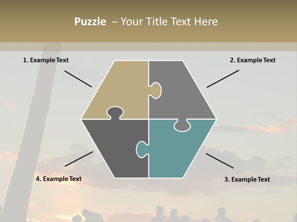 Women Tropical Men PowerPoint Template