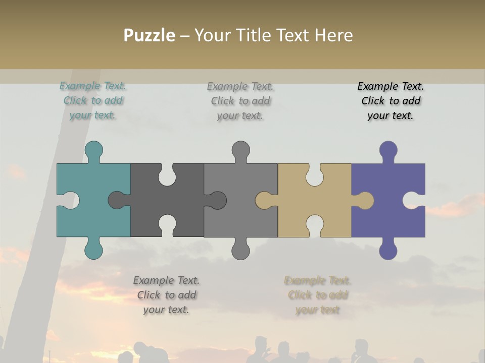 Women Tropical Men PowerPoint Template