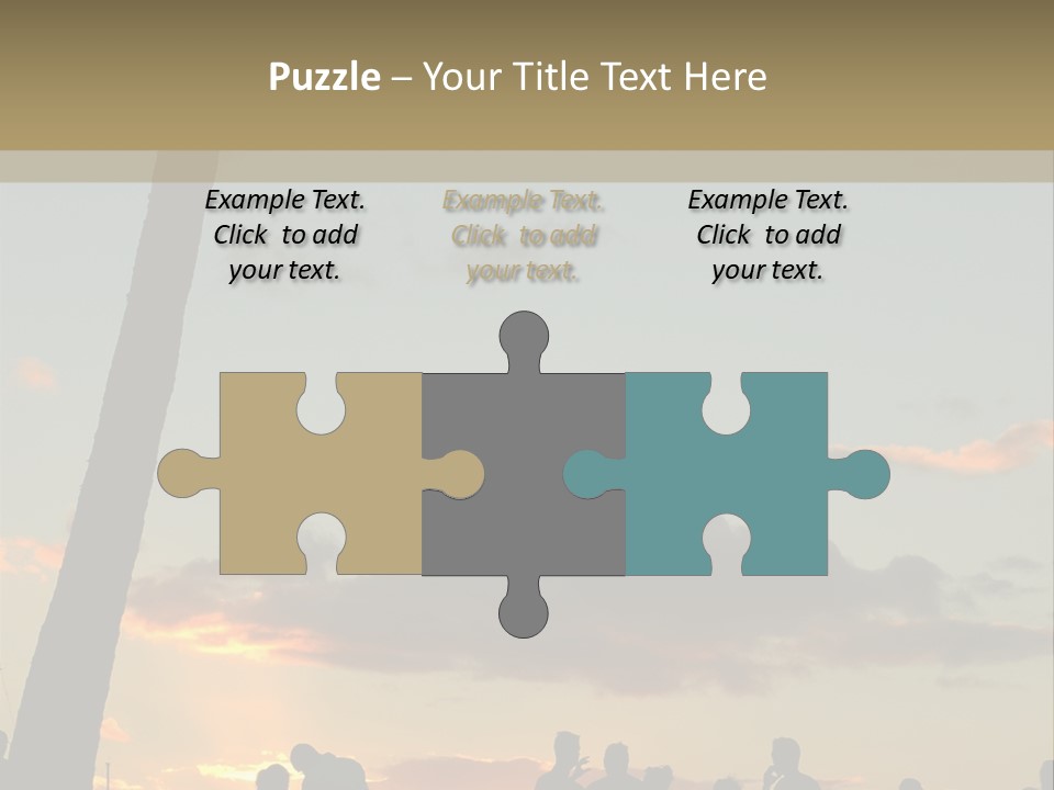 Women Tropical Men PowerPoint Template