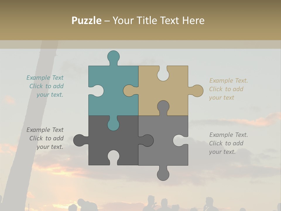 Women Tropical Men PowerPoint Template