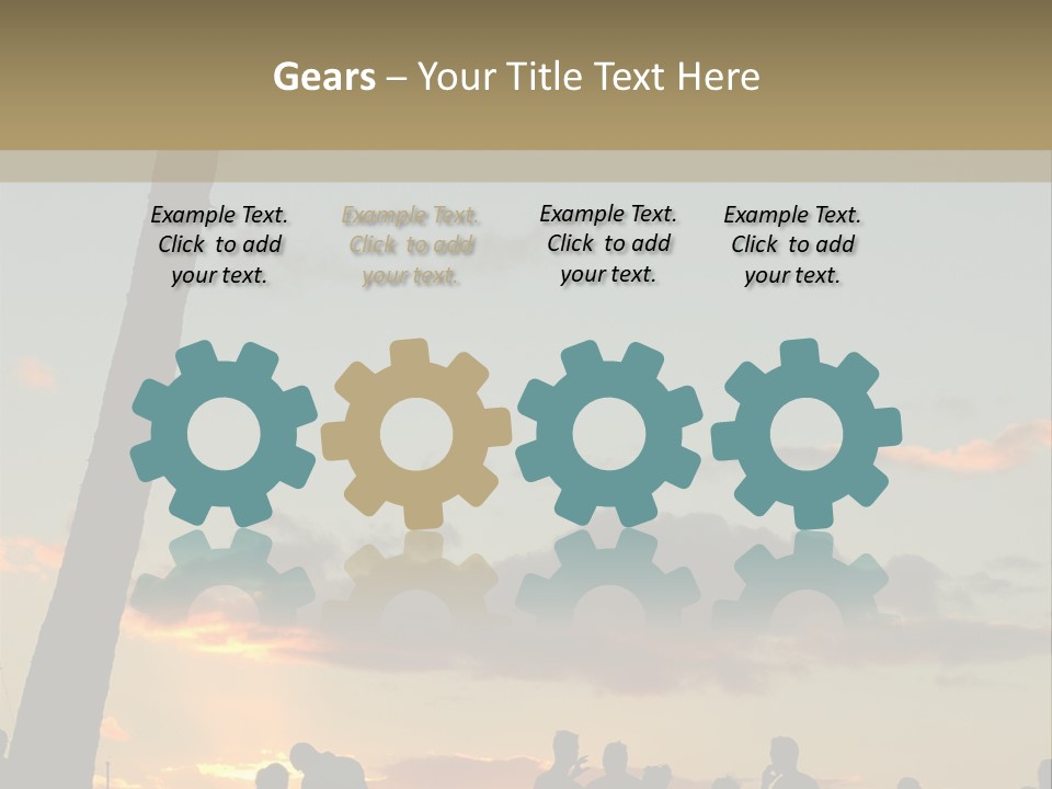 Women Tropical Men PowerPoint Template