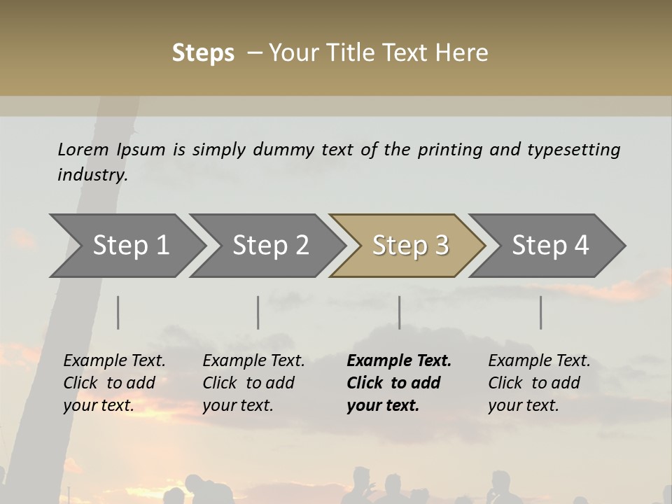 Women Tropical Men PowerPoint Template
