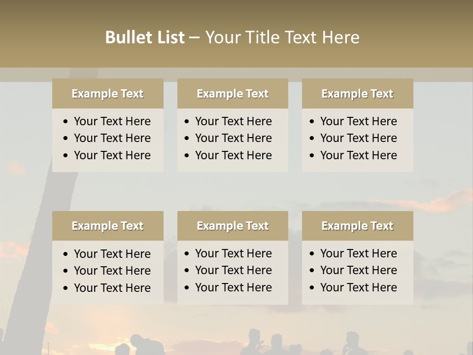 Women Tropical Men PowerPoint Template