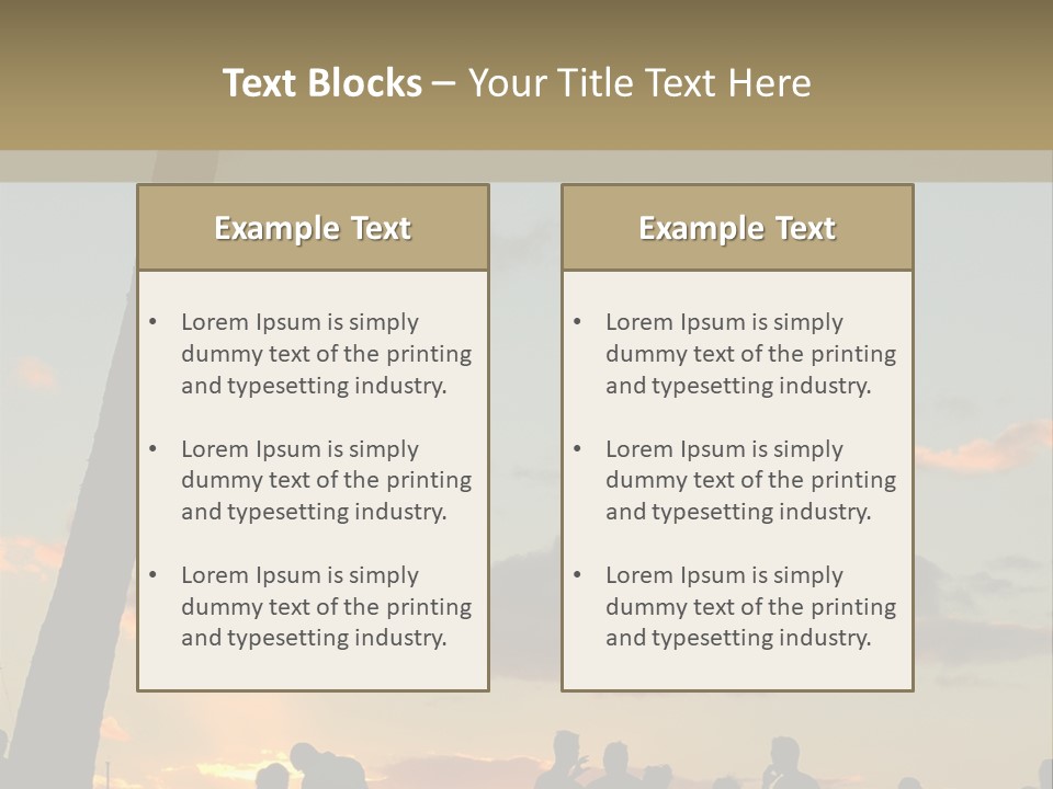 Women Tropical Men PowerPoint Template