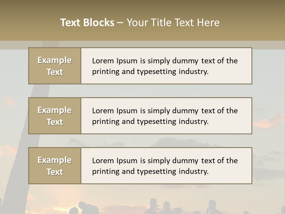 Women Tropical Men PowerPoint Template