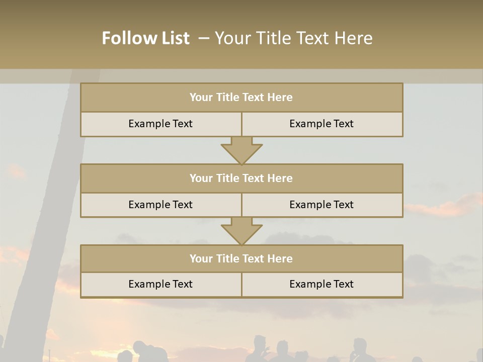 Women Tropical Men PowerPoint Template