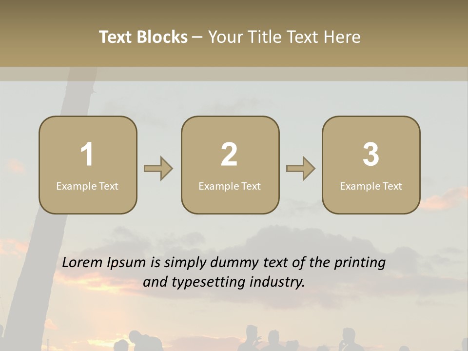Women Tropical Men PowerPoint Template