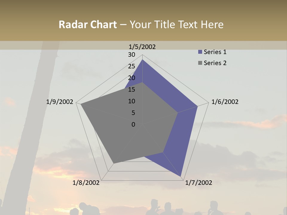 Women Tropical Men PowerPoint Template