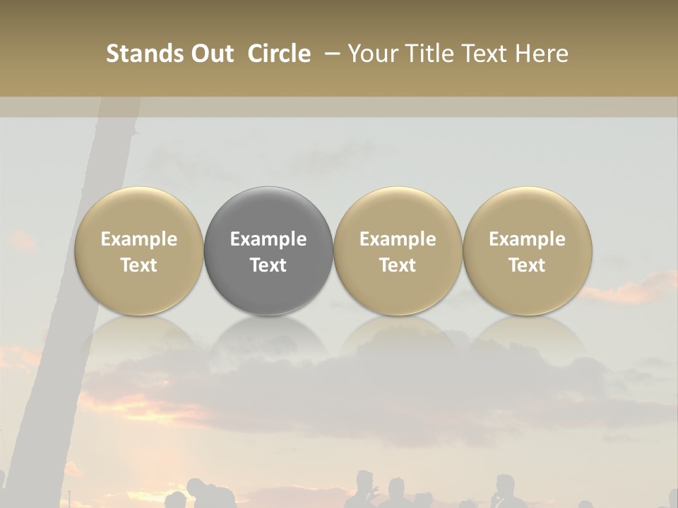 Women Tropical Men PowerPoint Template