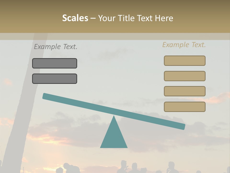 Women Tropical Men PowerPoint Template