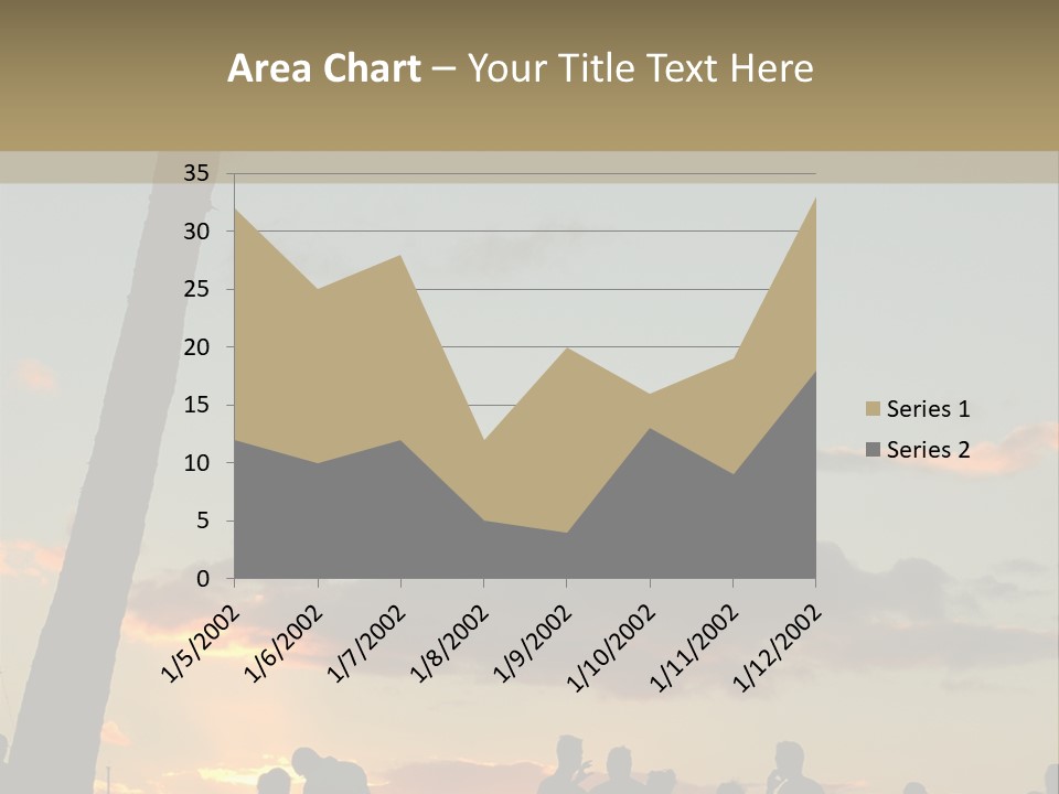 Women Tropical Men PowerPoint Template