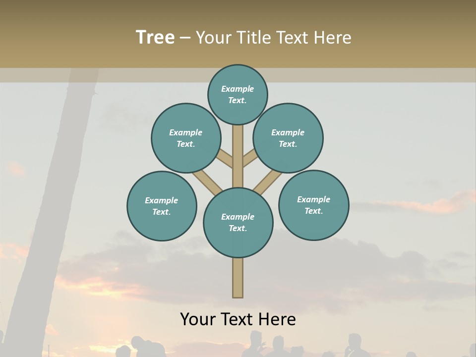 Women Tropical Men PowerPoint Template