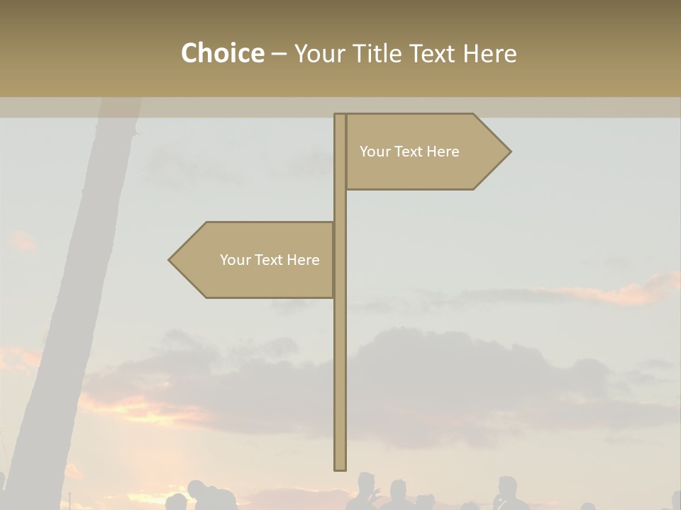 Women Tropical Men PowerPoint Template