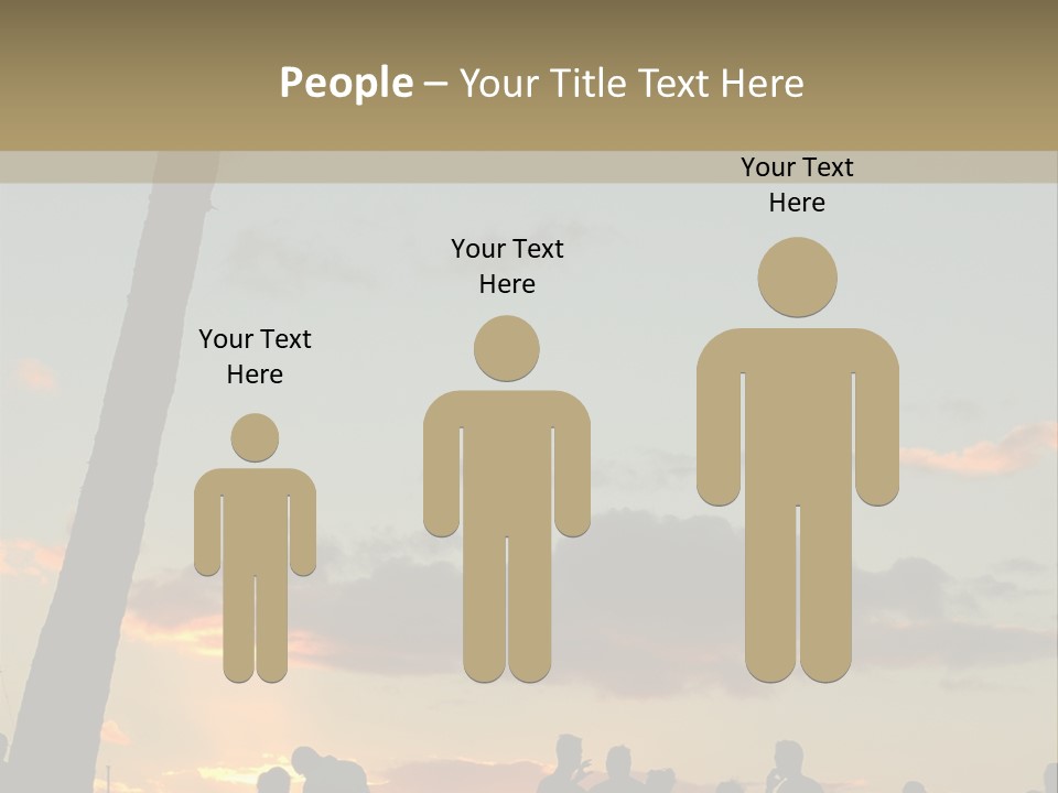 Women Tropical Men PowerPoint Template