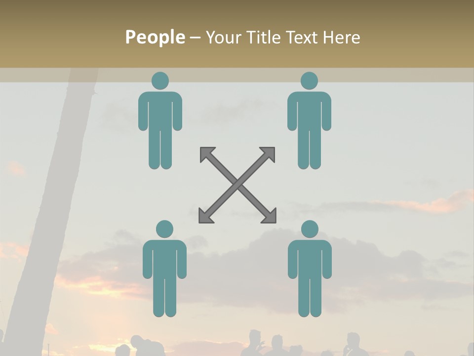 Women Tropical Men PowerPoint Template