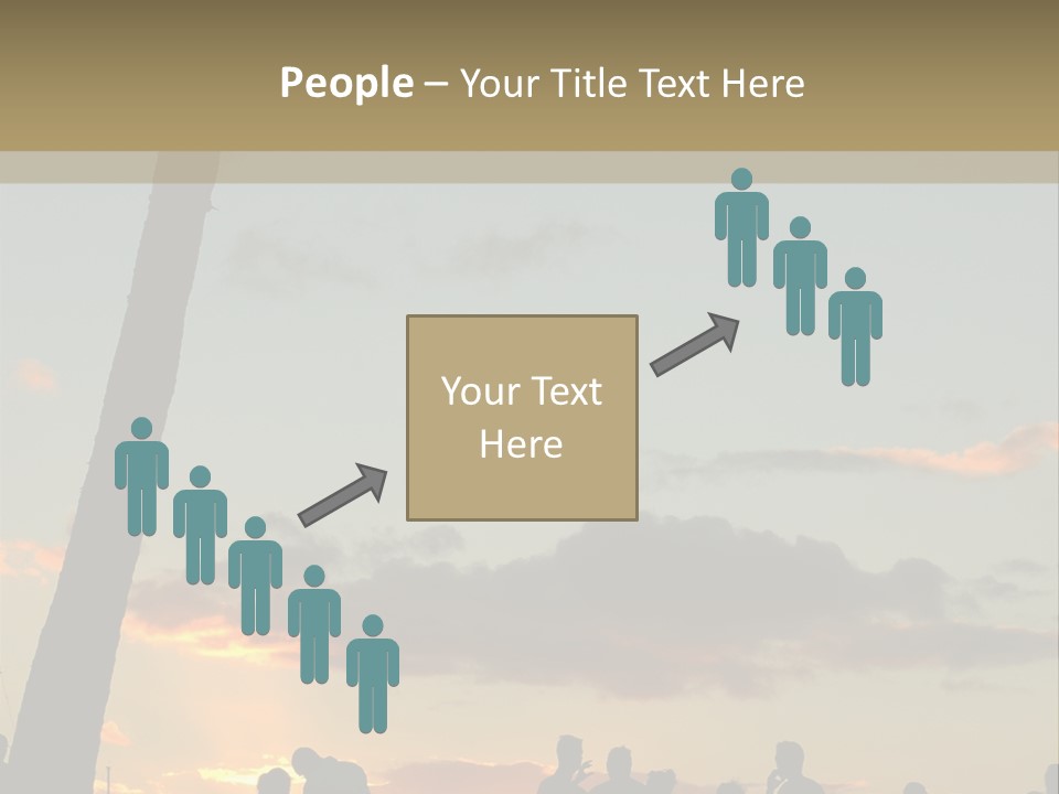 Women Tropical Men PowerPoint Template