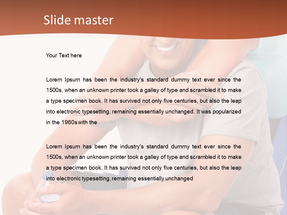 Portrait Exercitation Shape PowerPoint Template