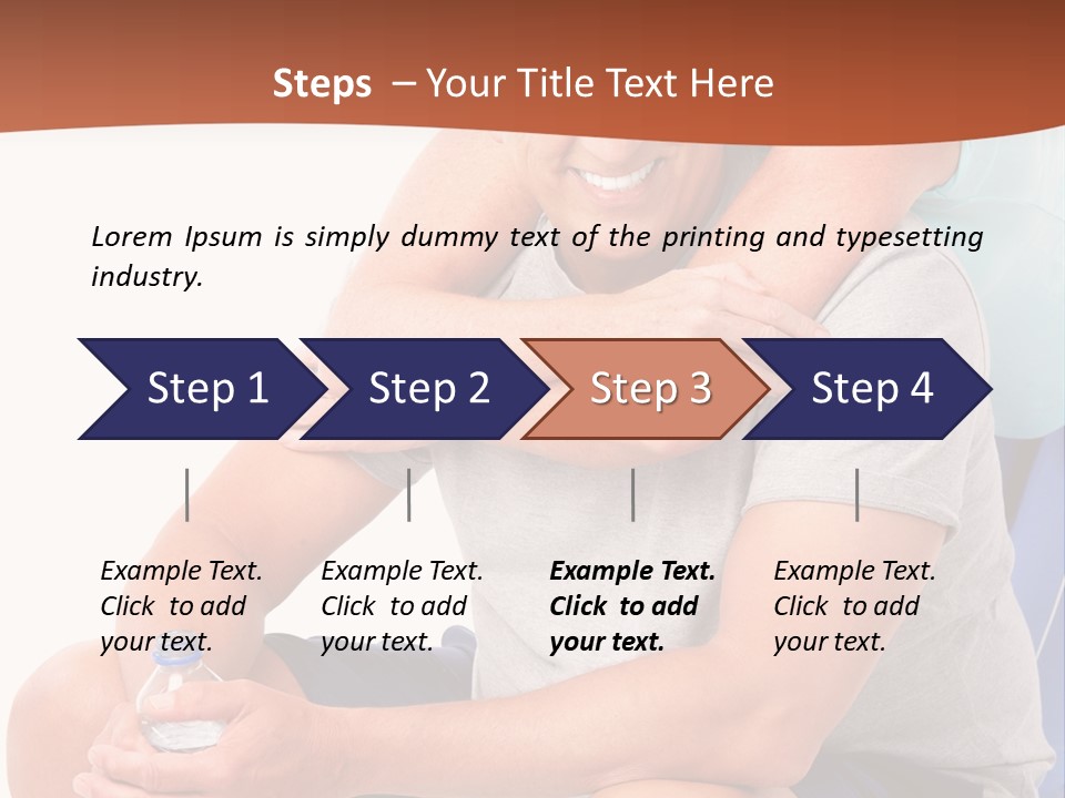 Portrait Exercitation Shape PowerPoint Template