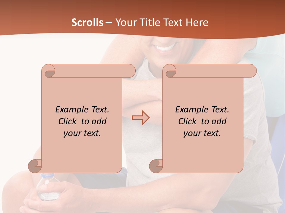 Portrait Exercitation Shape PowerPoint Template