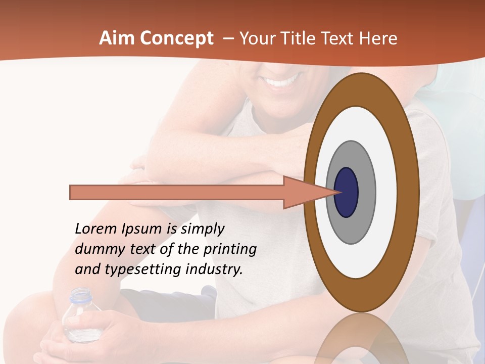 Portrait Exercitation Shape PowerPoint Template