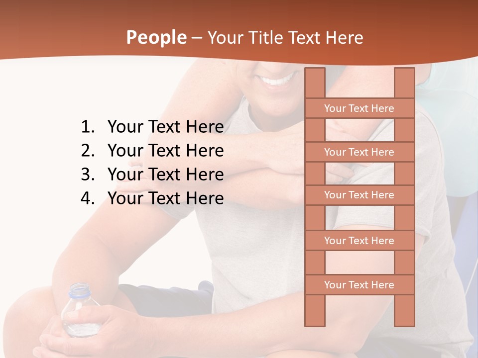 Portrait Exercitation Shape PowerPoint Template