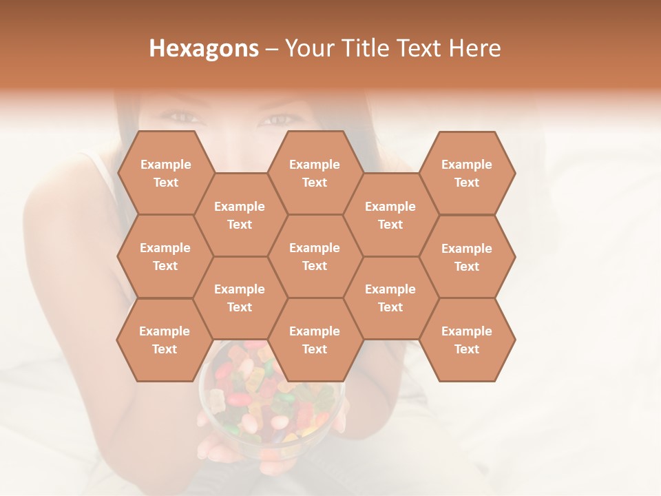 Top Candy Female PowerPoint Template