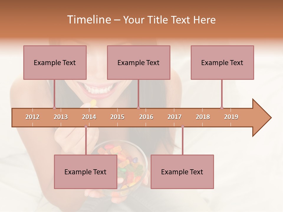 Top Candy Female PowerPoint Template