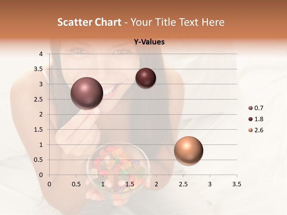 Top Candy Female PowerPoint Template