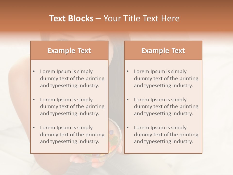 Top Candy Female PowerPoint Template