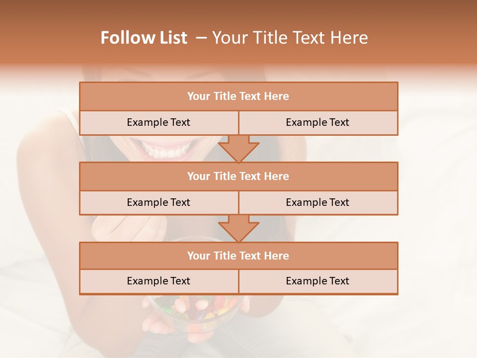 Top Candy Female PowerPoint Template