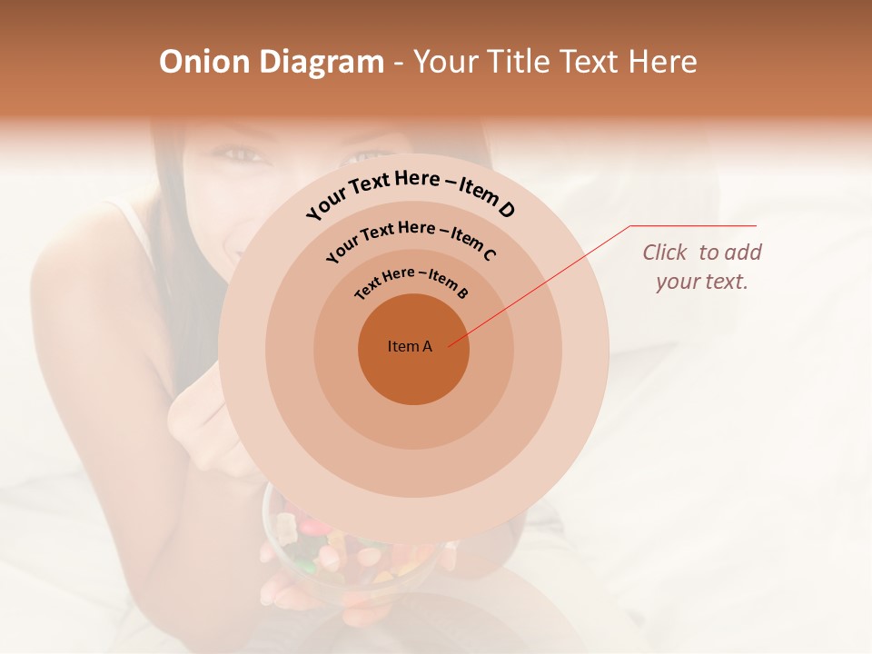 Top Candy Female PowerPoint Template