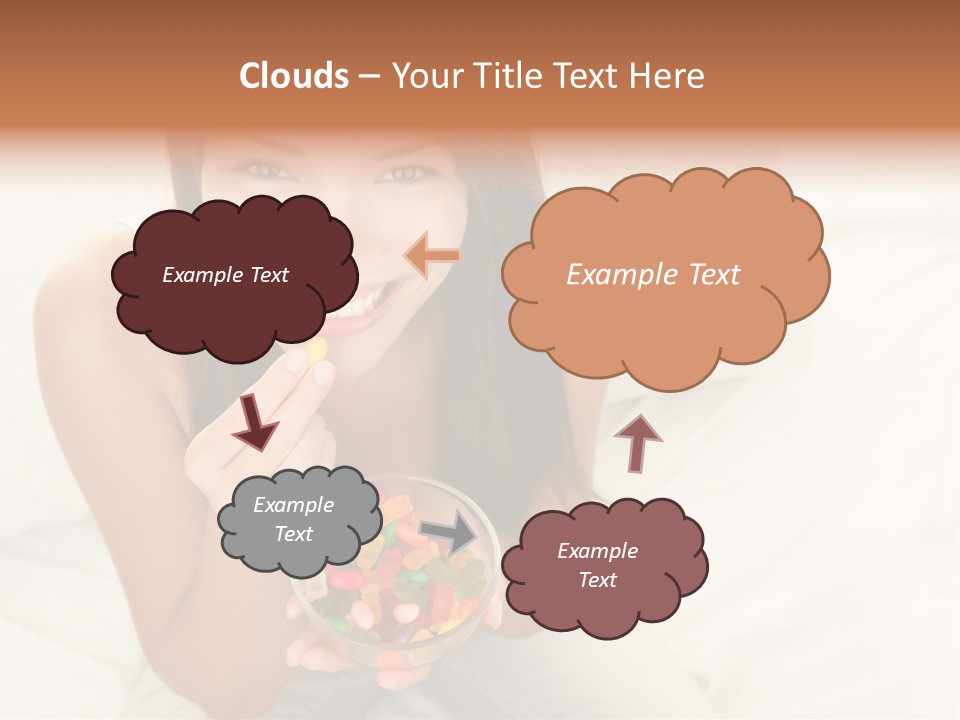 Top Candy Female PowerPoint Template