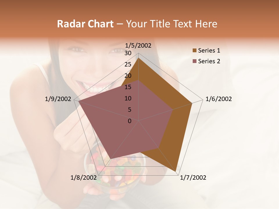 Top Candy Female PowerPoint Template