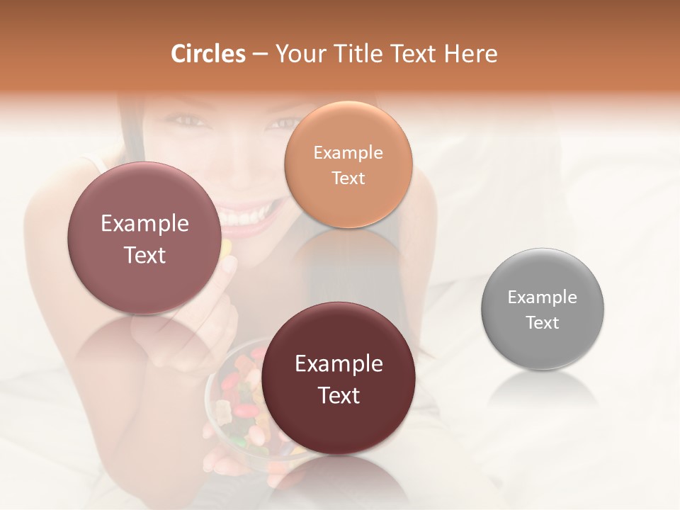 Top Candy Female PowerPoint Template