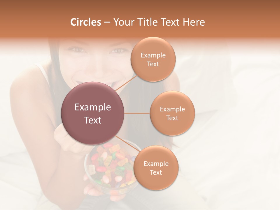 Top Candy Female PowerPoint Template