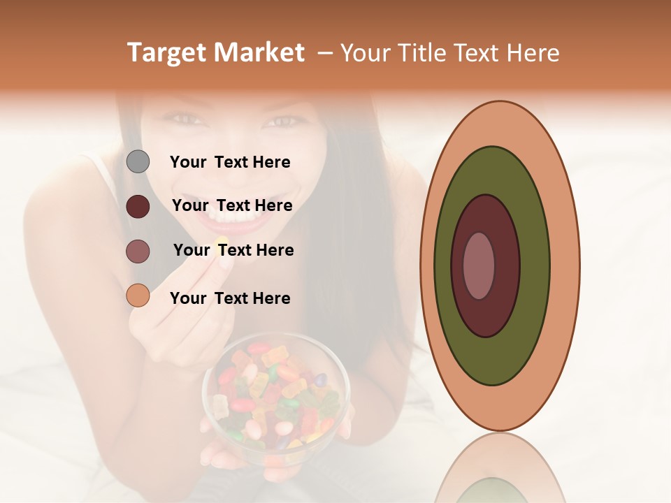 Top Candy Female PowerPoint Template