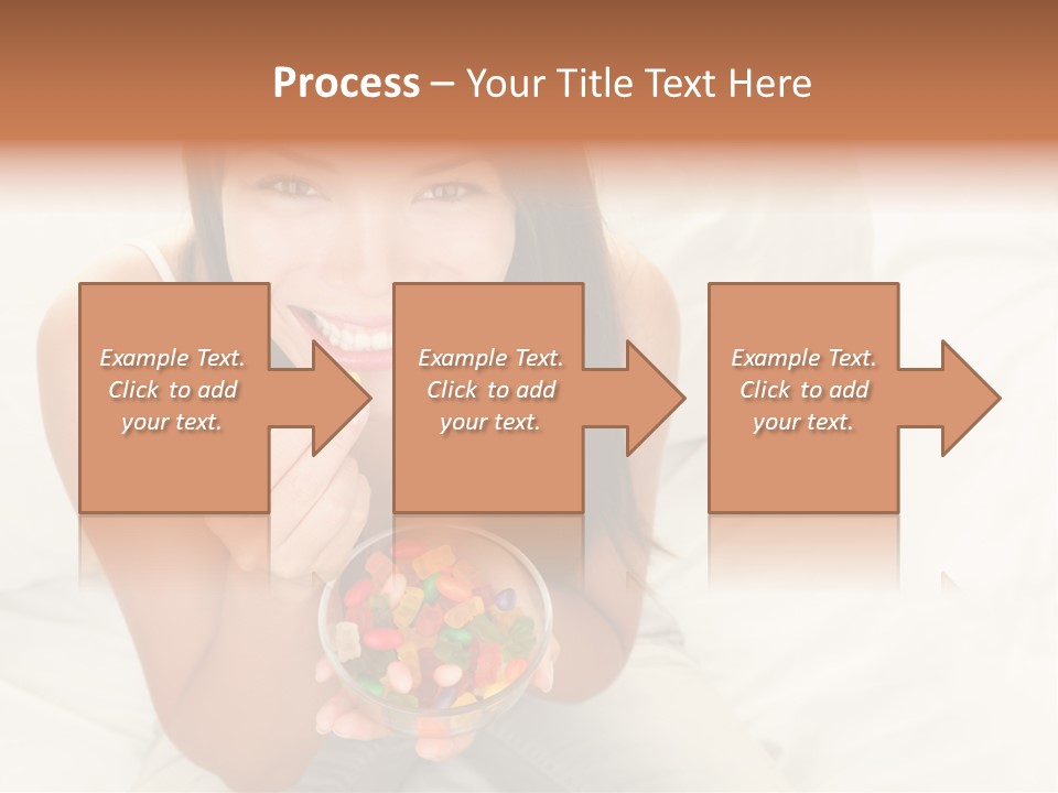 Top Candy Female PowerPoint Template