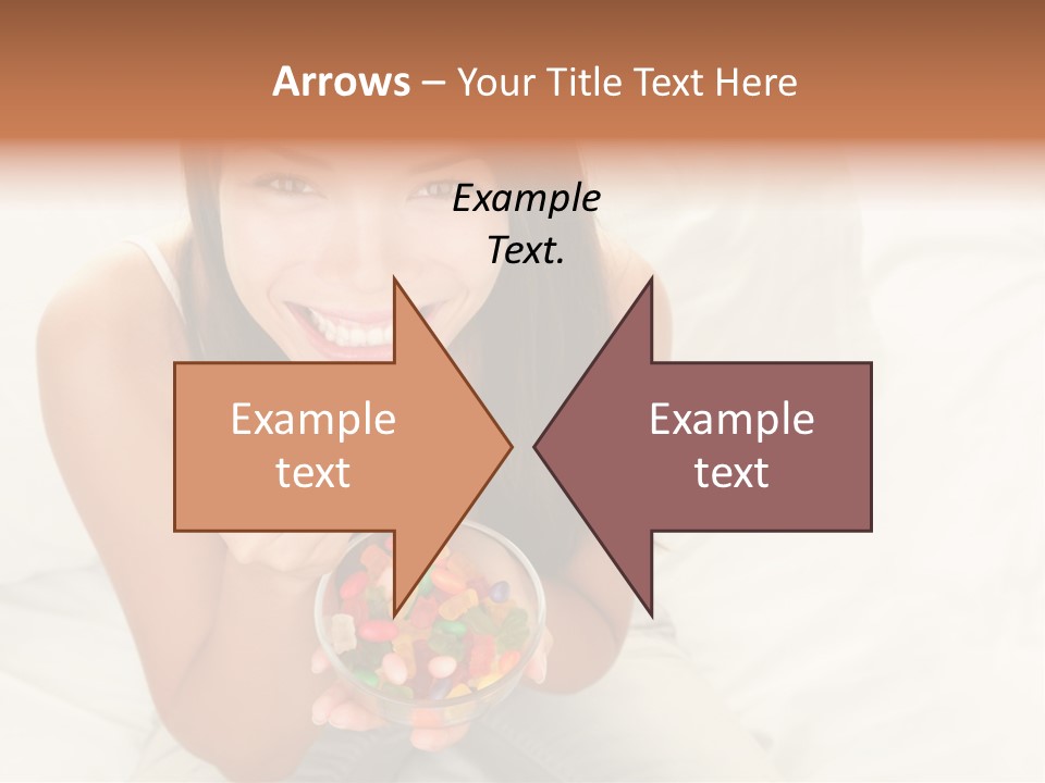 Top Candy Female PowerPoint Template