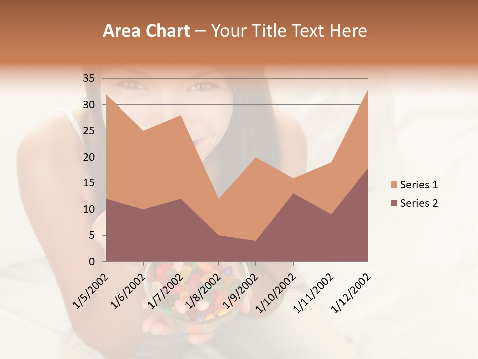Top Candy Female PowerPoint Template