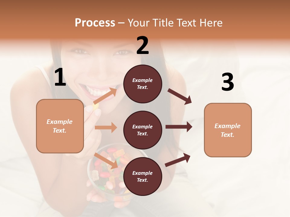 Top Candy Female PowerPoint Template